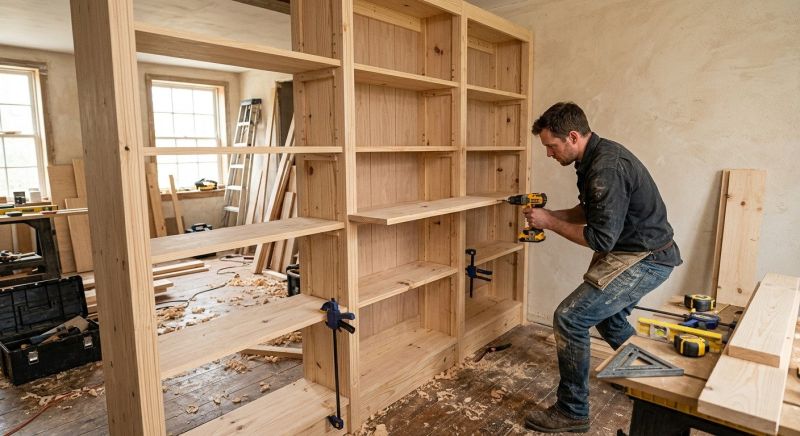 Bookcase Construction in Fairfax, VA