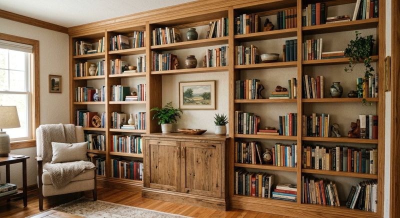 Custom Bookshelves Installation in Annapolis, MD