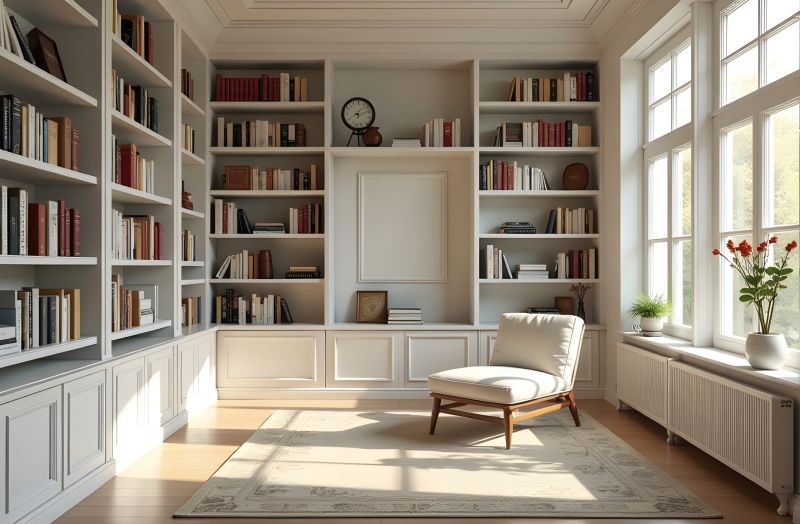 Custom Bookcase Installation in Greensboro, NC