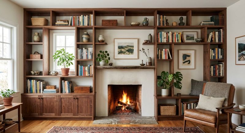 Custom Bookshelves Installation in Charlotte, NC