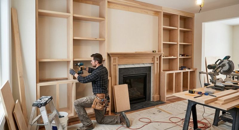 Fireplace Built Ins Installation in Durham, NC