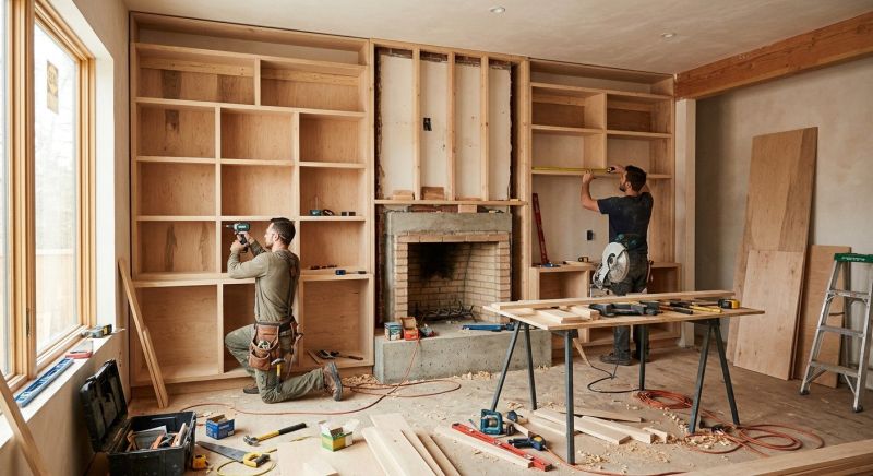 Fireplace Built Ins Installation in Woodbridge, VA
