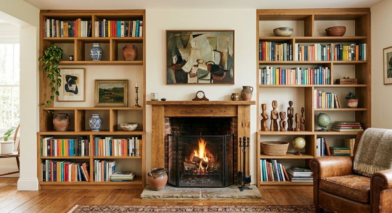 Fireplace Shelves Installation in Winston Salem, NC