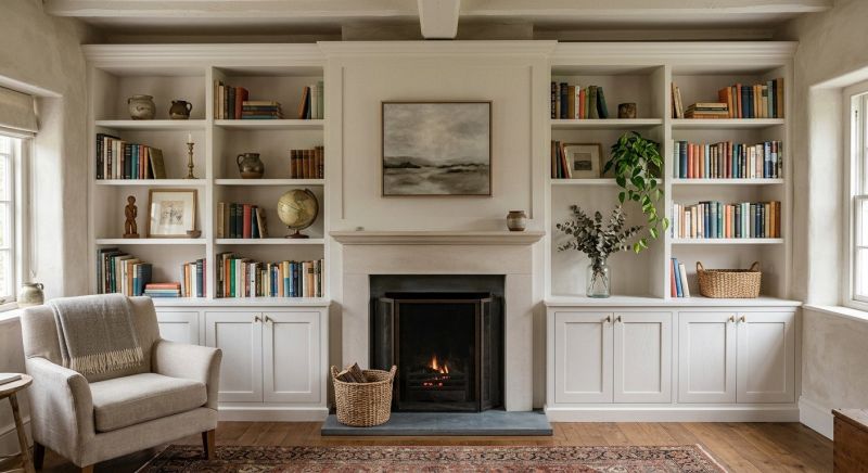 Fireplace Shelves Installation in Durham, NC